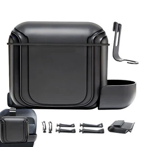 Mini Car Trash Can Storage Bin Leakproof Trash Bin with Lid for Back Seat - Picture 1 of 12