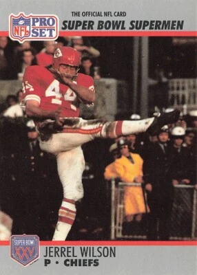 1990-91 Pro Set Super Bowl #119 JERREL WILSON Kansas City Chiefs  32d - Image 1 of 2