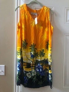 CLUB Z COLLECTION Women's Dress & Matching Bag Tropical Size Medium NWT - Picture 1 of 7