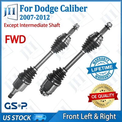 Juego de ejes CV par delantero OE para Dodge Caliber L4 2007-12 2,0 L 2,4 L tracción delantera Foto 1 de 4