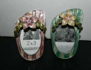 NEU Aaron Brothers 2er Set FLIP FLOP BILDERRAHMEN 2" x 3" - Bild 1 von 4