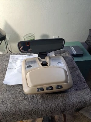 OEM 2003 Volvo S80 Luz Delantera Superior Domo Lámpara Espejo Techo Corredizo Interruptor Consola Foto 1 de 4