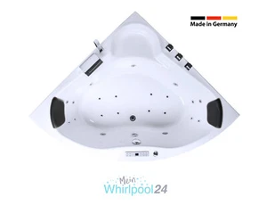 Whirlpool Eckbadewanne Eckwanne 130-155 | Borkum Premium 2 Personen, NEU - Bild 1 von 13