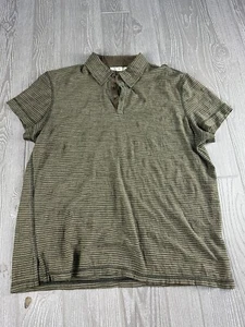 John Varvatos Mens Stripe Polo Shirt Multicolor - Picture 1 of 10