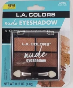 LA COLORS Nude Eyeshadow Quad C30820 TOTALLY NUDE .17 oz *NEW* - Picture 1 of 2