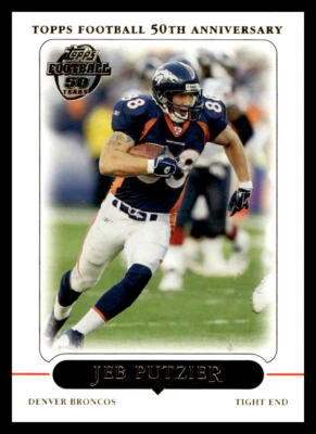 2005 Topps #73 Jeb Putzier    Denver Broncos - Image 1 of 2