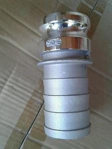 2,5" CAMLOCK VERSCHRAUBUNG 250-E Aluminium Typ E Kupplung x Schlauch Widerhaken E250 Nockenschloss - Bild 1 von 2