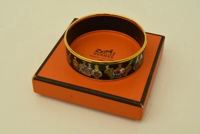 Auténtico Brazalete Hermes Esmalte GP Multicolor Brazalete Botellas Accesorio Foto 1 de 4