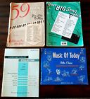 Lot Of 4 Piano Sheet Music Books Of Popular Music 1930'S, 1950'S, 1960'S, 1970'S