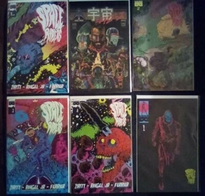 Schwarze Maske Comics; Space Riders: Wirbel des Wahnsinns # 1-4 + KOSTENLOSER Comic M/NM - Bild 1 von 1