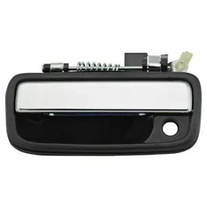 Manija de puerta exterior exterior delantera izquierda negra para Toyota Tacoma B6 1995-2004 - Imagen 1 de 6