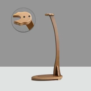 Vertical Samurai Sword Katana Holder Stand Tai Chi Sword Rack Swan Shape Wood M - Imagen 1 de 3