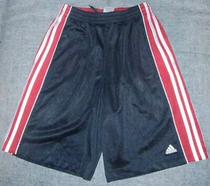 Boys Adidas Atheltic Shorts Black, Red & White- Great Condition- Size XL  - Picture 1 of 6