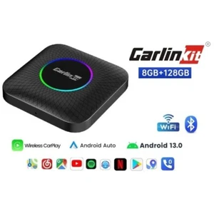 CarlinKit Android 13.0 AI Box 8G+128G Apoyo CarPlay inalambrico y Android Auto - Imagen 1 de 7