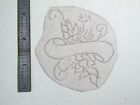 vtg 1960s 1970s Tattoo acetate stencil Flowers and Banner signed FL2