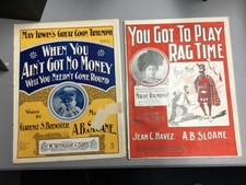 When You Ain’t Got No Money Well You Needn’t Come Around,19th C Black Americana