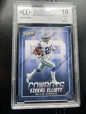 2018 Panini Exclusive #13 Ezekiel Elliot BCCG 10 Mint - Image 1 of 2