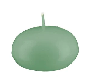 XXL Schwimmkerzen Seegrün Ø 8 cm, 8 Stück, Echtwachs, deutsche Markenkerzen - Bild 1 von 1