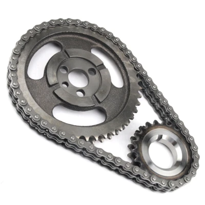 HD Double Roller Timing Chain Set for Chevrolet SBC 5.7L 283 305 327 350 383 400 - Image 1 of 4