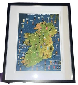 Craft beer map of Ireland  - Picture 1 of 1