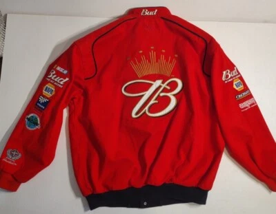 NASCAR Chase Authentics Drivers Line Dale Earnhardt Bud Jacket Size XL - Image 1 of 4