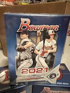 Caja bláster de béisbol Bowman Topps MLB 2021 nueva sellada de fábrica - Imagen 1 de 3