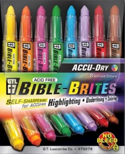 Accu-Dry Bible-Brites (Set Of 8) by G T Luscombe - Picture 1 of 2