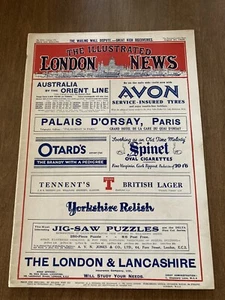 Illustrated London News~ August 31, 1929  Crisis in Palestine The Wailing Wall  - Bild 1 von 11