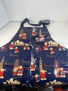 tablier harrods knightsbridge enduit de PVC imperméable ours de Noël - Photo 1/18