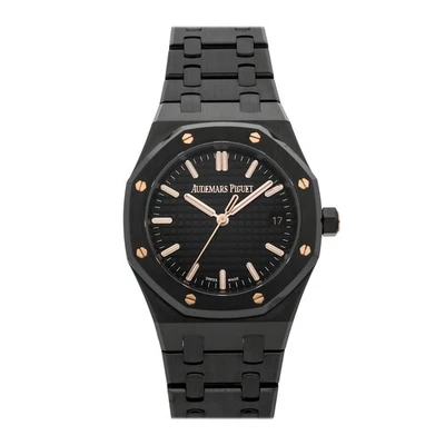 Audemars Piguet Royal Oak Black Ceramic Auto 34mm Watch 77350CE.OO.1266CE.03 - Image 1 of 4