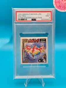 PSA 9 - 1998 AMADA POKEMON JAPONÉS HIPER PEGATINA COLECCIÓN 39 MOLTRES - Imagen 1 de 2