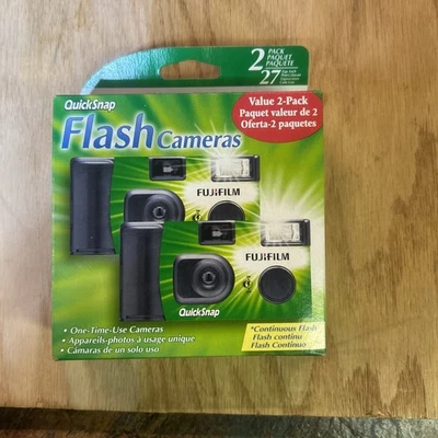 Fujifilm QuickSnap Flash 400 One-Time-Use Camera - Black - Image 1 of 4