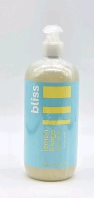 Jabón corporal Bliss Lemon & Sage Soapy Suds 505 ml/17 fl oz sellado Foto 1 de 2