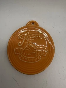 FIESTA WARE CHRISTMAS ORNAMENT 75th ANNIVERSARY tangerine - Picture 1 of 2