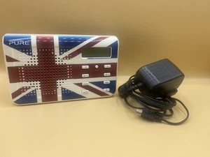 Pure One Mi DAB/FM Radio Union Jack Edition with ChargePAK Tested Working - Picture 1 of 5