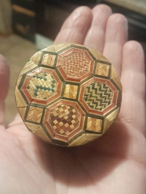 日本老式木质拼图盒 — 第 1/4 张图片