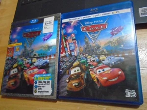 RARE OOP DISNEY PIXAR Cars 2 BLU-RAY 3D Bruce Campbell TOY STORY 2011 slipcover - Picture 1 of 5