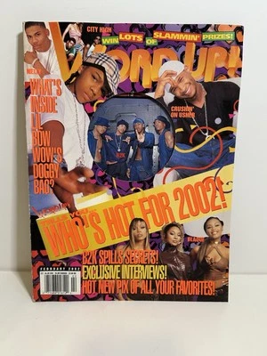Vintage Word Up Magazine February 2002 RARE!  B2K With Posters! - Image 1 of 4