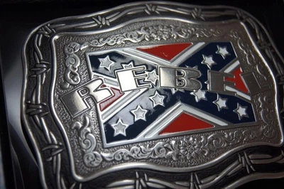 Hebilla de cinturón de alambre de púas M&F Western Crumrine Rebel's 38030 Foto 1 de 4