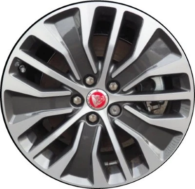 Llanta de 18" Jaguar I-pace de fábrica OEM 59998 2019-2021 gris mecanizada Foto 1 de 2