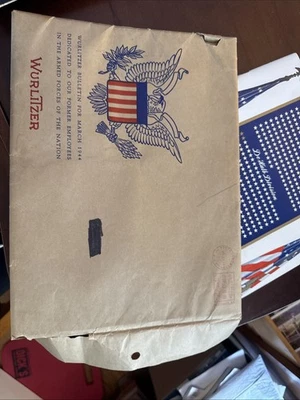Wurlitzer Bulletin From 1944 During WWII Foto 1 de 4