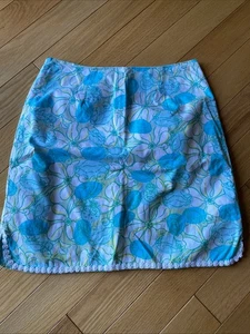 Lilly Pulitzer Blue Crabs Skirt Size 6 - Picture 1 of 8