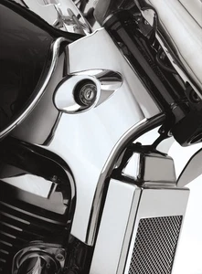 Cubiertas de cuello cromo Suzuki C50/M50 C800/M800 intruso/VL800 espectáculo cromo 82-201 - Imagen 1 de 5
