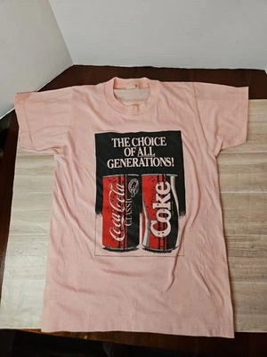 Vintage Coca-Cola T-shirt "The Choice Of All Generations" Youth L (14-16) - Image 1 of 4