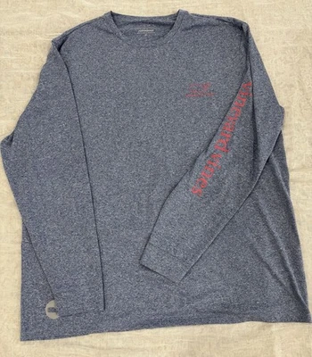 Camisa de manga larga Vineyard Vines XL Performance azul ceniza para hombre Foto 1 de 4