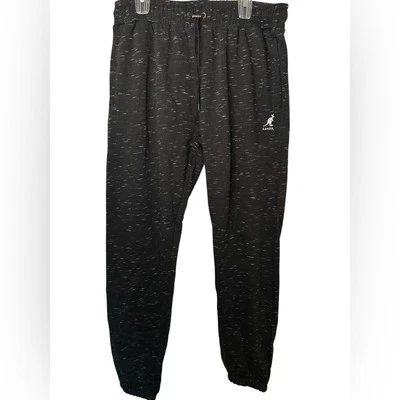 Pantalones deportivos Kangol negros blancos con inyección XL NUEVOS CON ETIQUETAS Foto 1 de 4