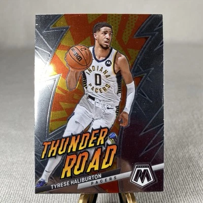 TYRESE HALIBURTON 2022-23 Panini Mosaic - Thunder Road #3 Indiana Pacers - Image 1 of 4