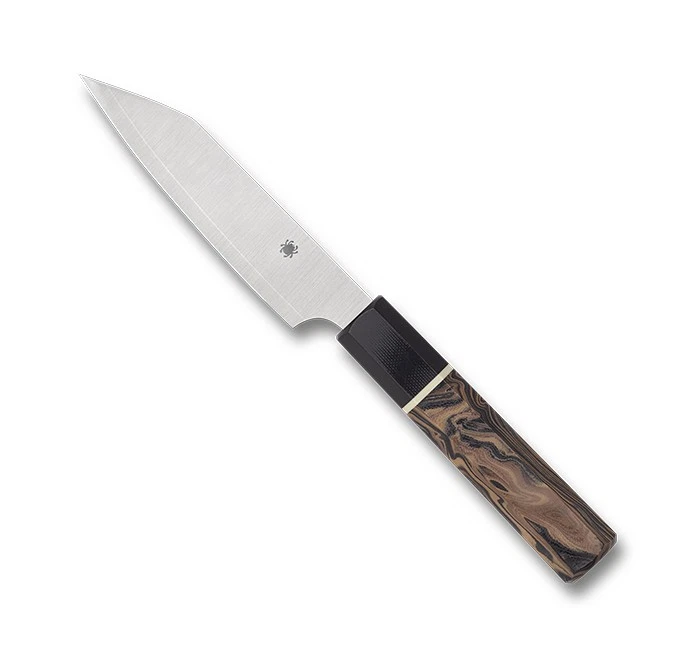 Cuchillos Spyderco Itamae Pequeño Cuchillo de Cocina Burl G-10 Super Azul SUS410 K15GPBNBK Foto 1 de 1