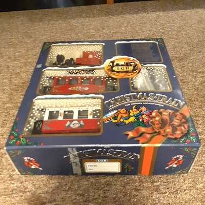 LGB Model 20540 G Scale Christmas  Train Steam Loco Passenger Set W/ Box-Working - Image 1 of 4