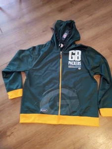 NFL Green Bay Packers Combine Training Hooded Jacket XXL BRAND NEW - Picture 1 of 4